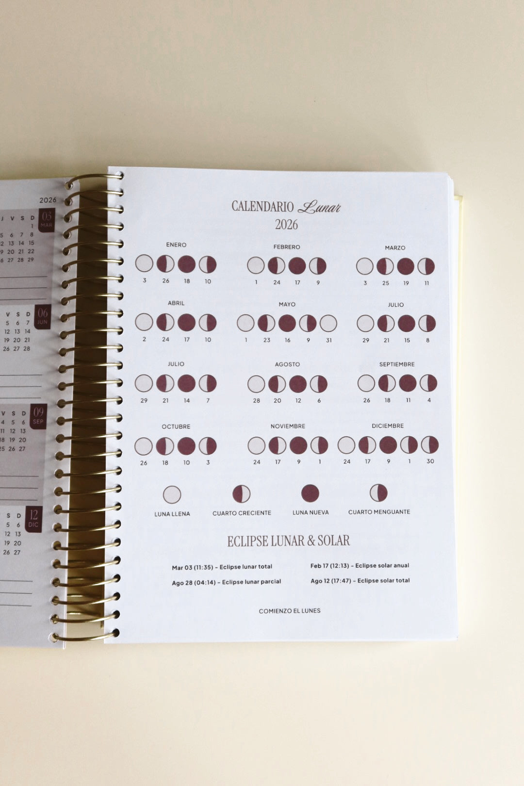 Comienzo el Lunes Planner 2026