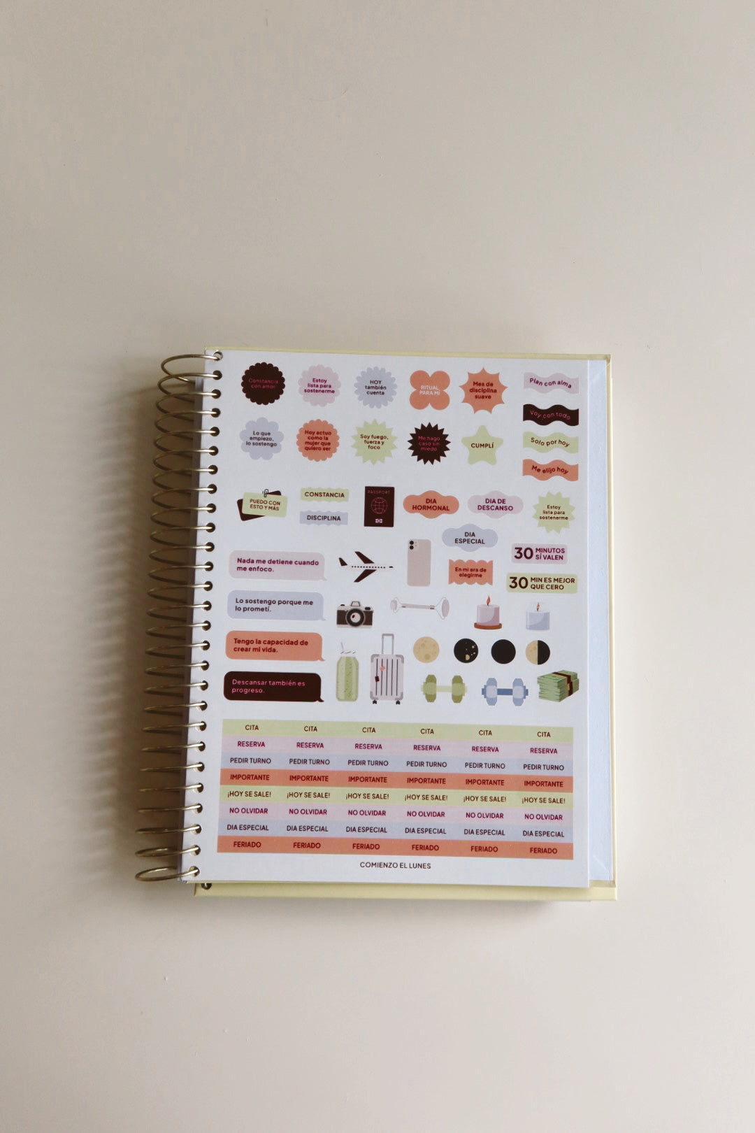 Comienzo el Lunes Planner 2026